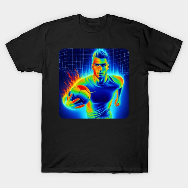 Thermal Image - Sport #48 T-Shirt by The Black Panther